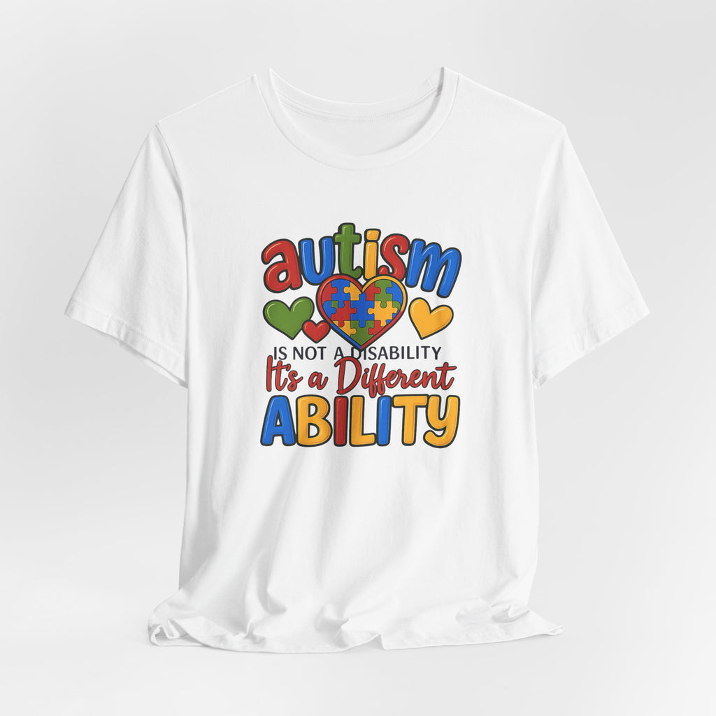 Adults Different Ability Autism Awareness T-Shirt