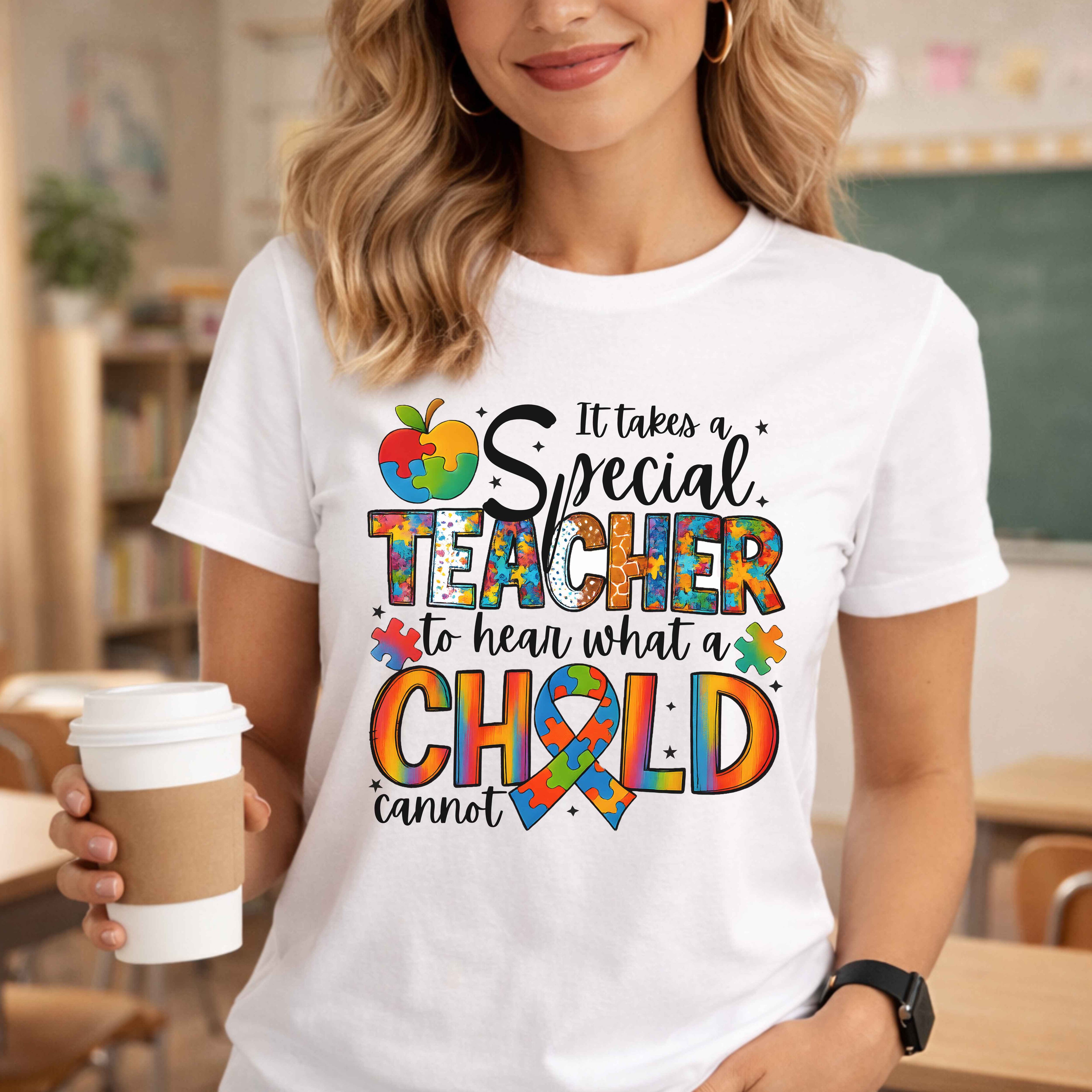 Teacher Autism Awareness Tshirt