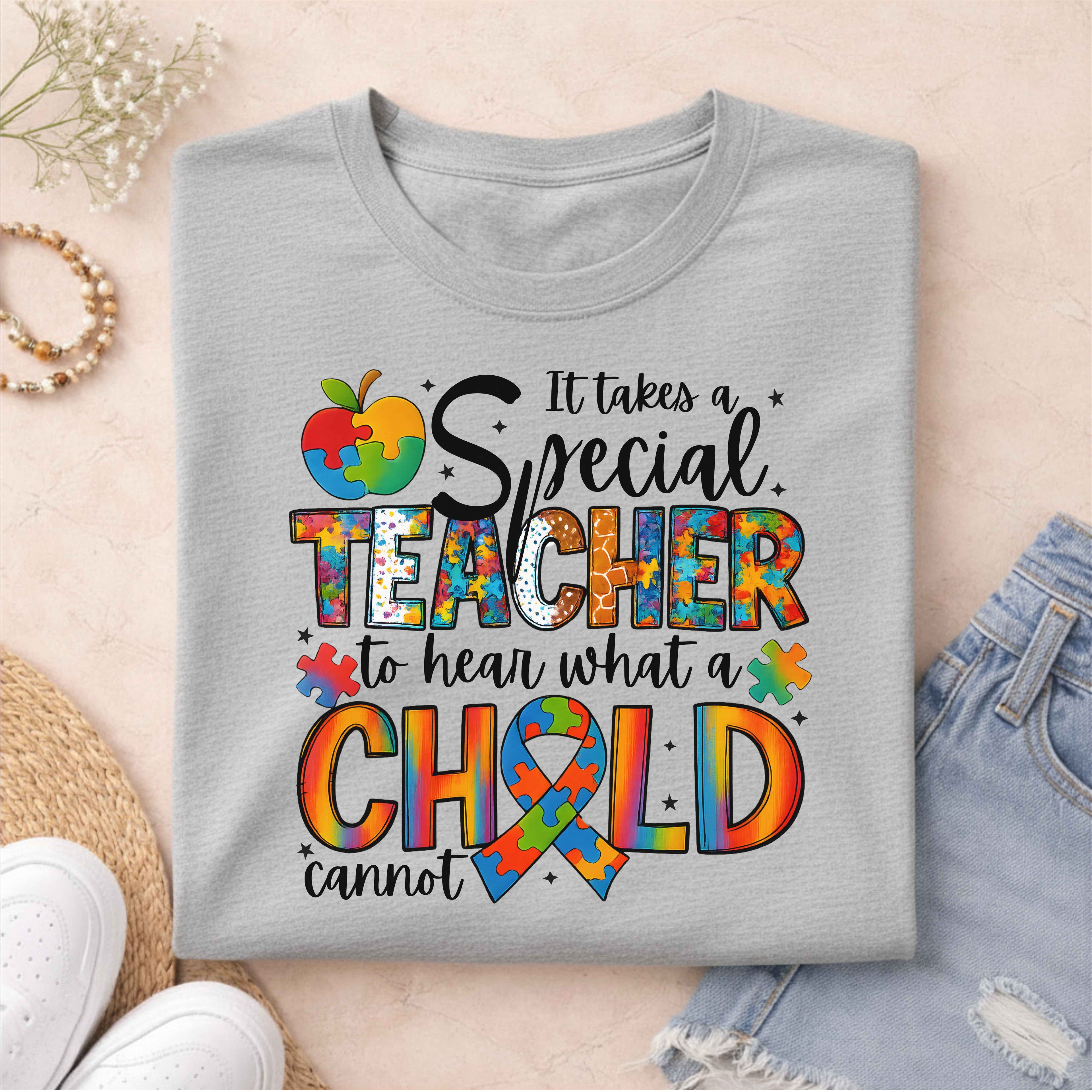 Teacher Autism Awareness Tshirt