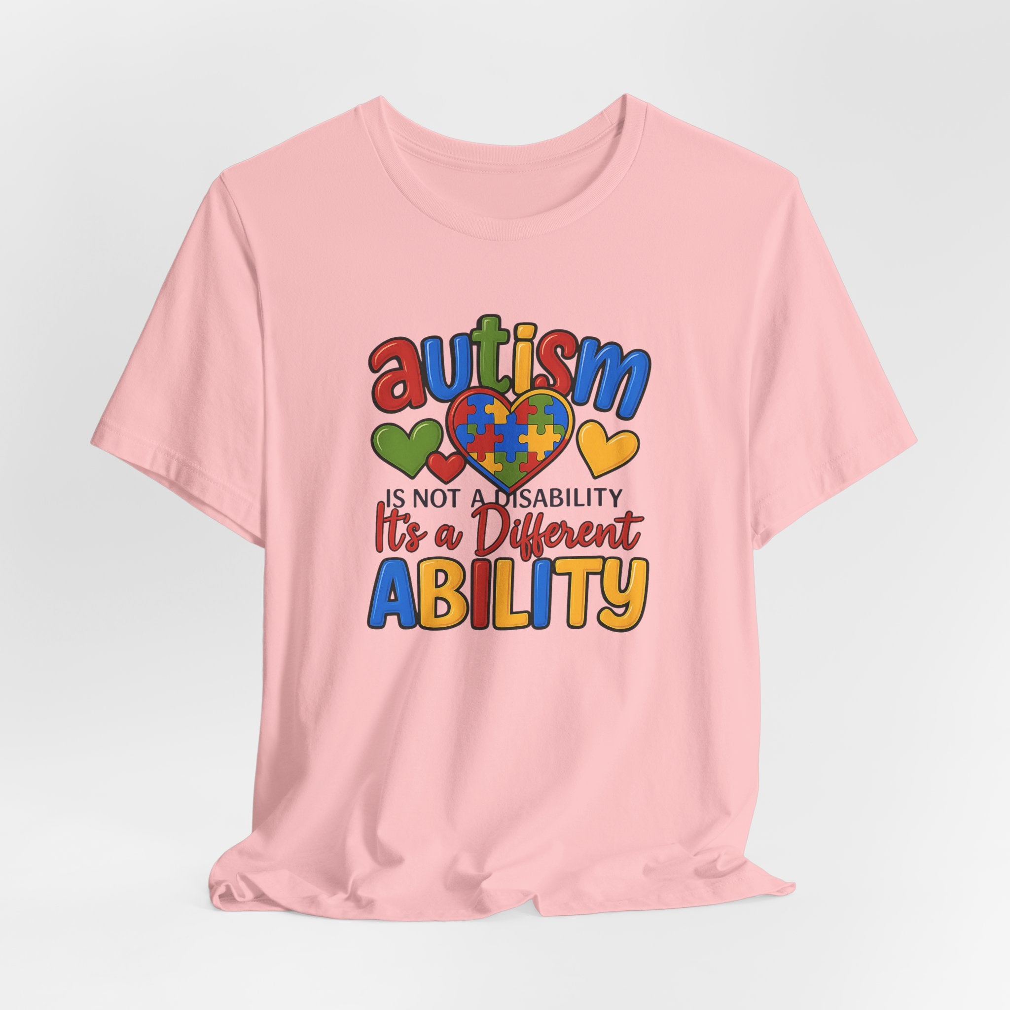 Adults Different Ability Autism Awareness T-Shirt