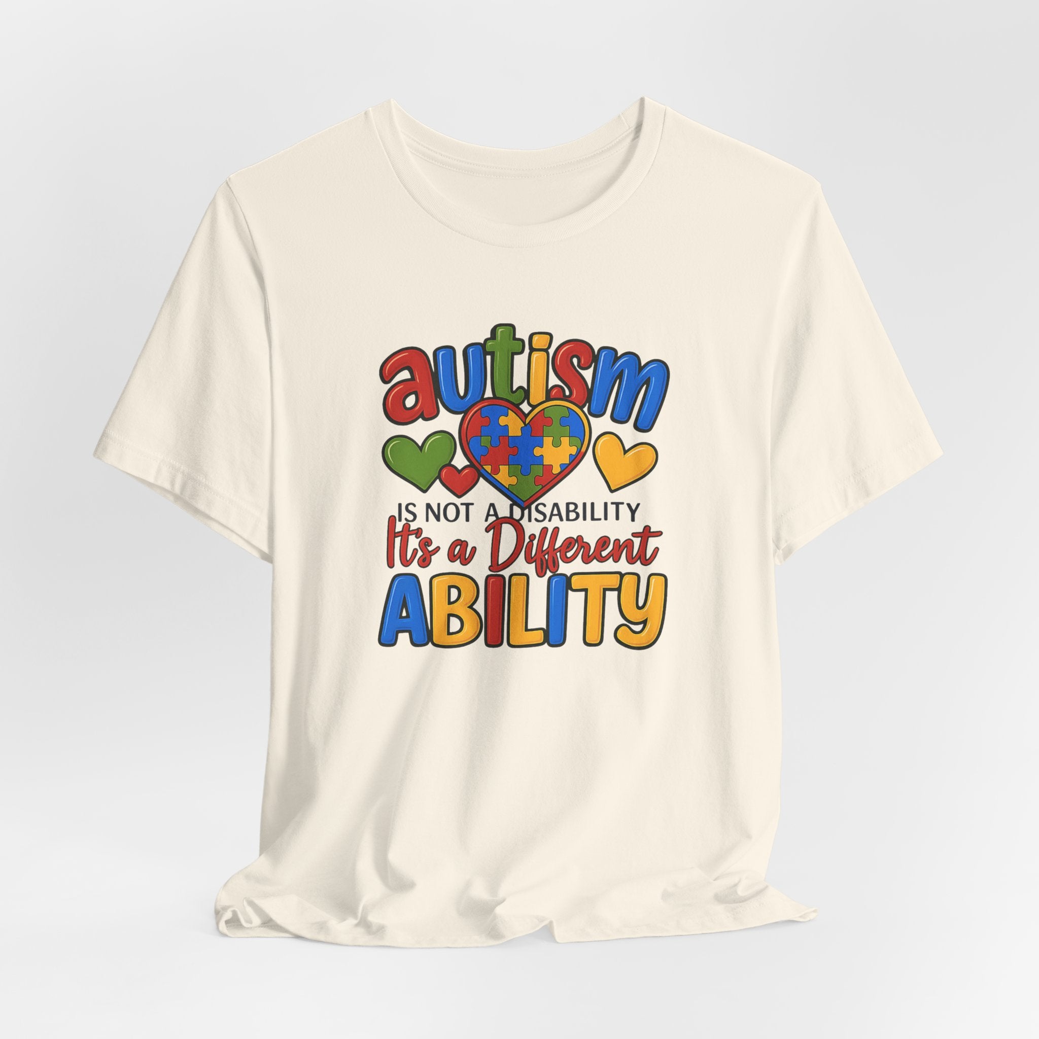 Adults Different Ability Autism Awareness T-Shirt