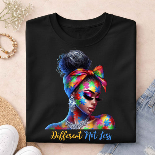 Different Not Less Autism Awareness T-Shirt
