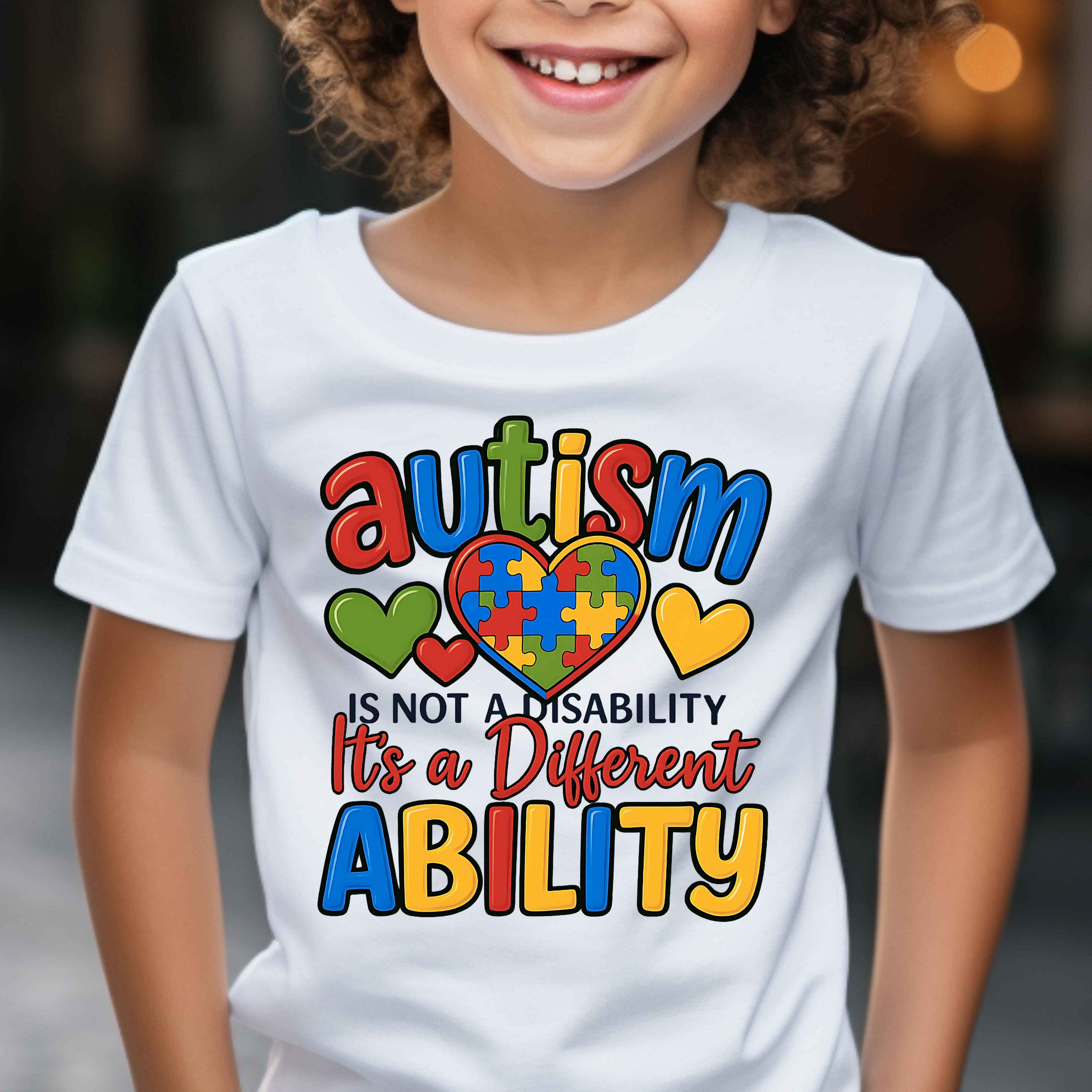 Kids Different Ability Autism Awareness T-Shirt