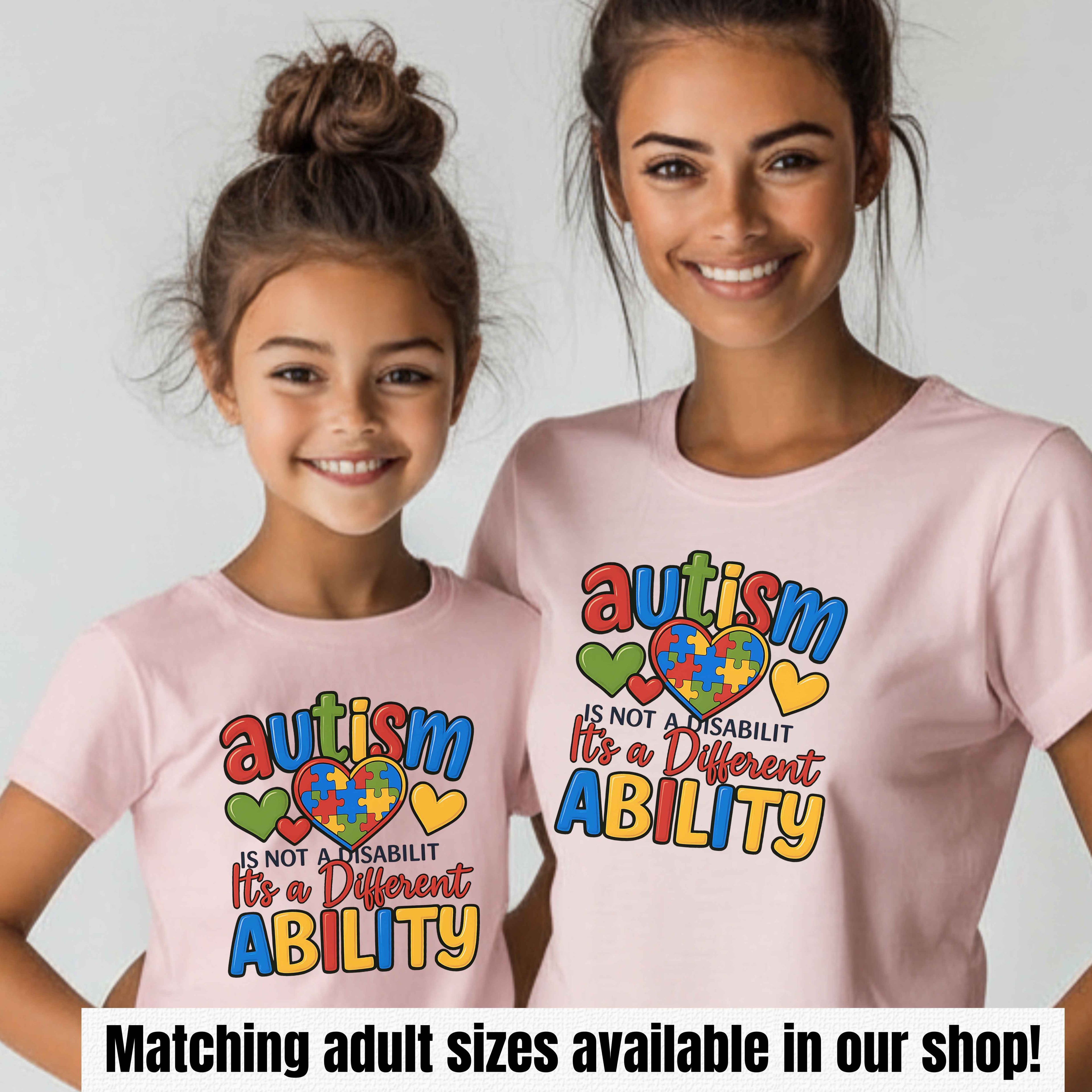 Kids Different Ability Autism Awareness T-Shirt