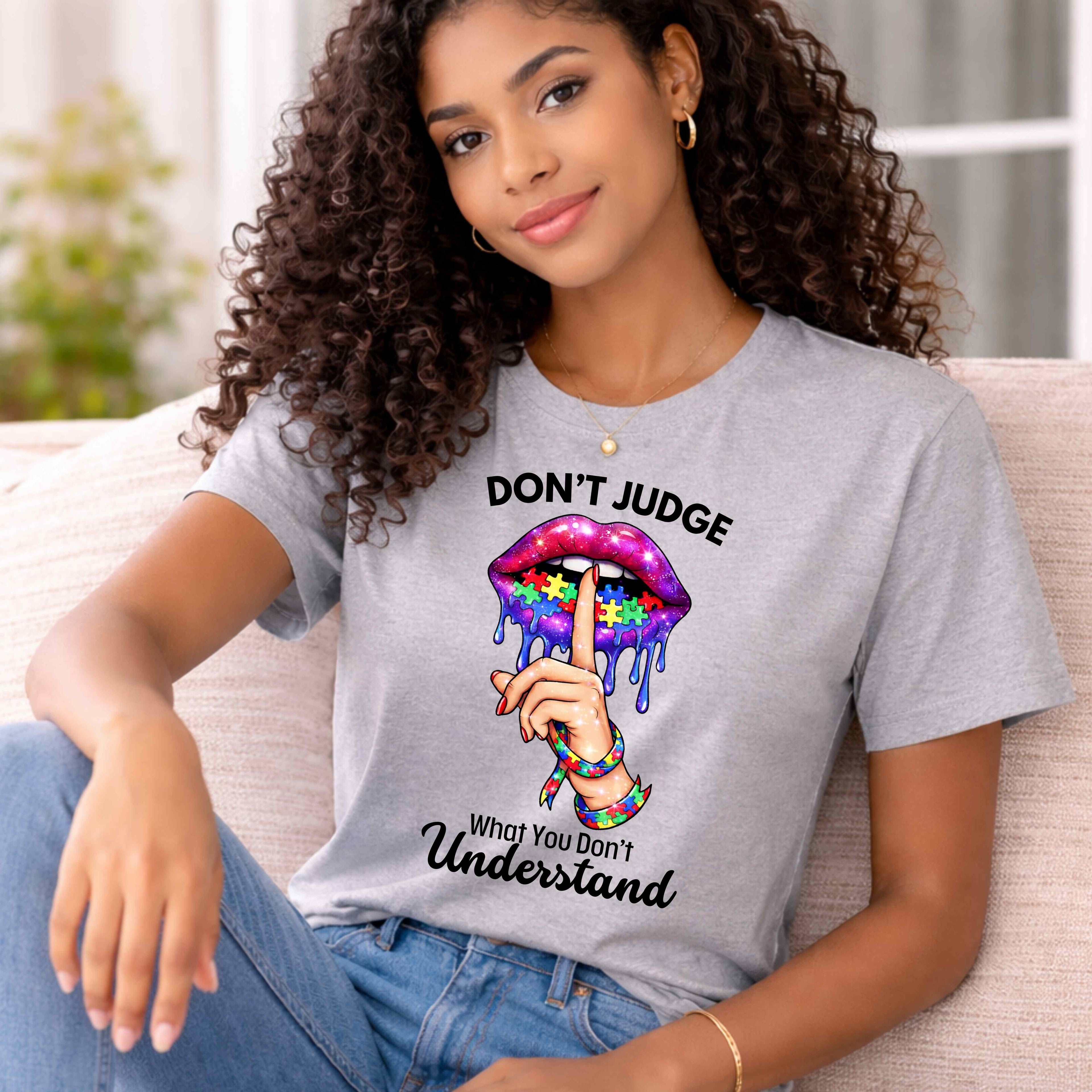 Don't Judge Autism Awareness T-Shirt